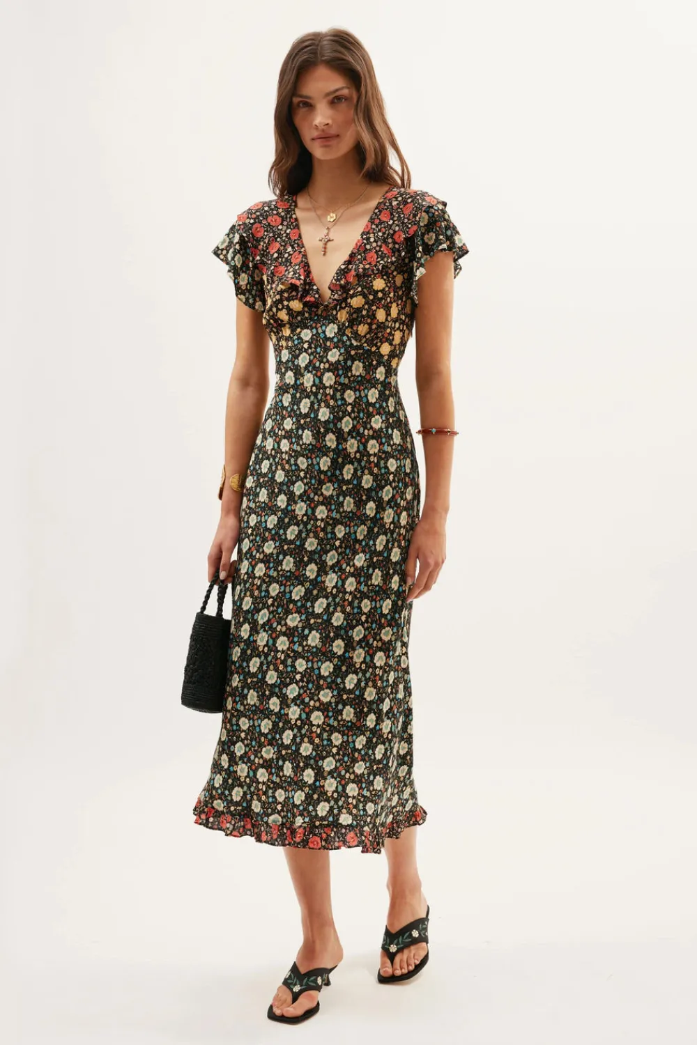 RIXO Bethea Midi Dress^ Occasion Dresses|Mother Of The Bride