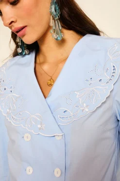 RIXO Elettrice Cotton Top^ Tops