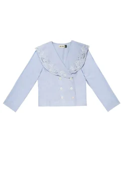 RIXO Elettrice Cotton Top^ Tops