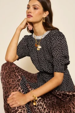 RIXO Meg Leopard Midi Dress^ Dresses