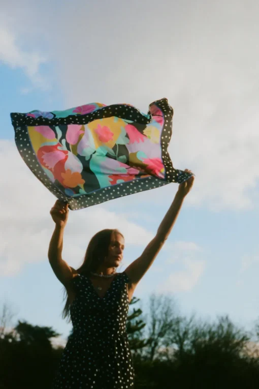 RIXO Menno Silk Scarf^ Scarves