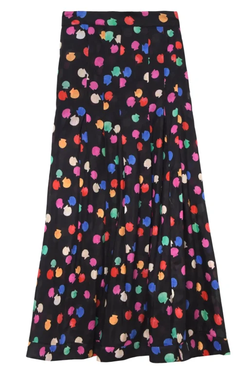 RIXO Noele Cotton-Blend Midi Skirt^ Skirts|Co-Ords
