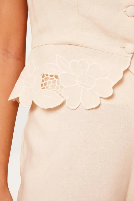 RIXO Oakley Linen-Blend Top^ Tops|Co-Ords