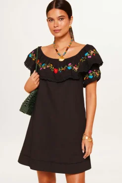 RIXO Saige Cotton Mini Dress^ Dresses